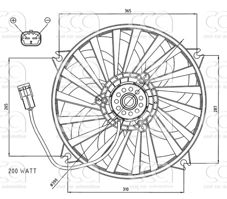 Ventilatoren Nissens Ventilator Citroen C8 02-