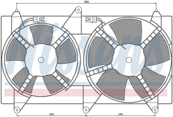Ventilatoren Nissens Ventilator Chevrolet Epica 1.8I-2.5I 06-