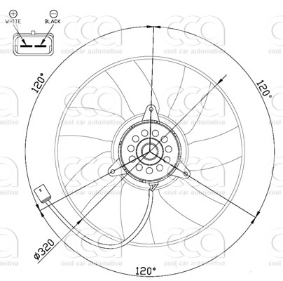 Ventilatoren Nissens Ventilator Opel Omega B 94-
