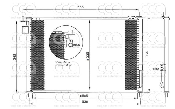 Condensors Nissens Condenser Honda Civic 02-