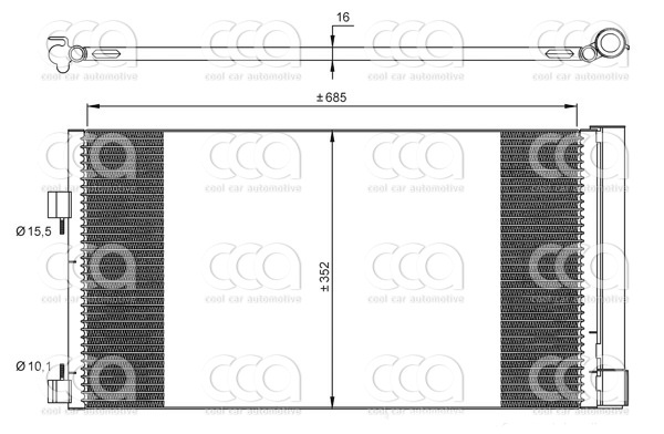 Condensors Nissens Condenser Renault Laguna 07-