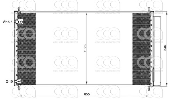 Condensors Nissens Condenser Toyota Auris AC 07-