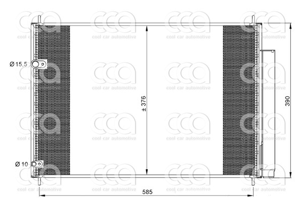 Condensors Nissens Condenser Toyota Auris Climate 07-