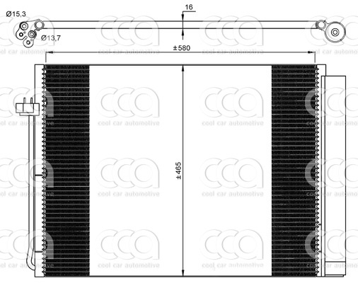Condensors Nissens Condenser BMW X5 07-