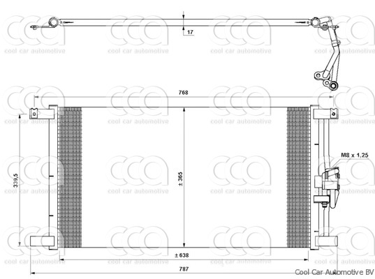 Condensors Nissens Condenser Jaguar XK8 00-