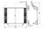 Condensors Nissens Condenser Ford Fiesta 1.6 D 08-