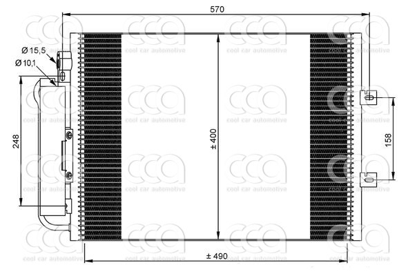 Condensors Nissens Condenser Renault Twingo 07