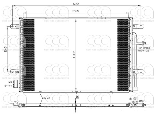 Condensors Nissens Condenser Audi A4 05-