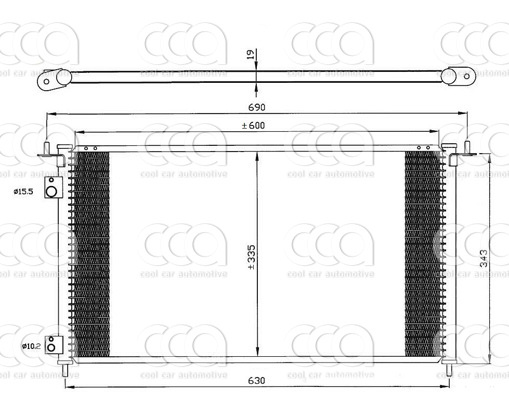 Condensors Nissens Condenser Honda Civic 2.0 Type R 01-