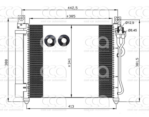 Condensors Nissens Condenser Kia Picanto 07-