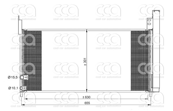 Condensors Nissens Condenser Toyota Prius 1.8 09-