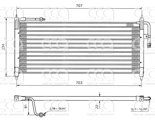 Condensors Nissens Condenser Jaguar XJ6
