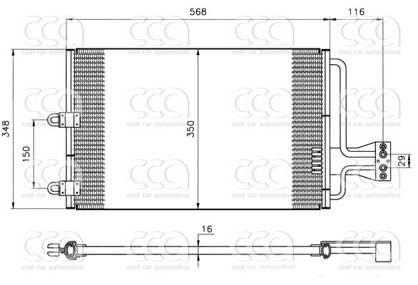 Condensors Nissens Condenser Citroen Xantia