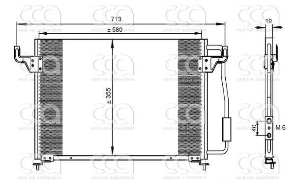 Condensors Nissens Condenser Citroen XM