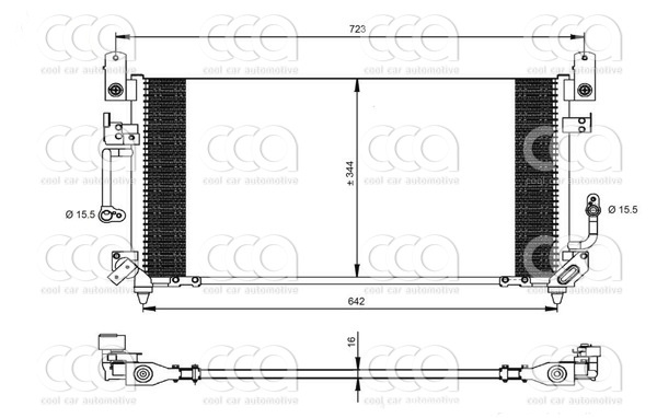 Condensors Nissens Condenser Toyota Landcruiser