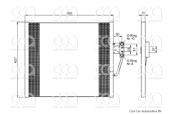 Condensors Nissens Condenser BMW E-39 - 5-serie