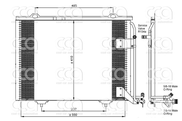 Condensors Nissens Condenser Mercedes W202