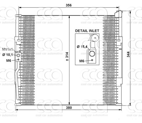 Condensors Nissens Condenser Honda Civic 94-96