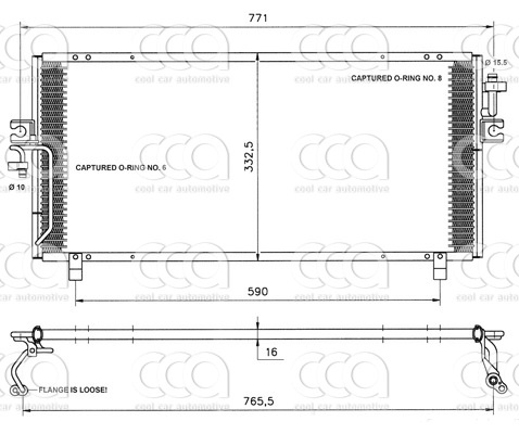 Condensors Nissens Condenser Nissan Primera