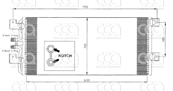 Condensors Nissens Condenser VW Transporter T-4