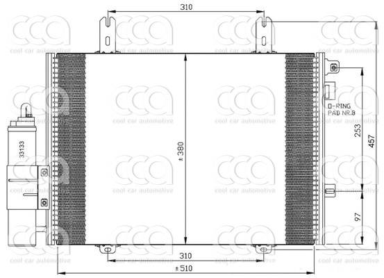 Condensors Nissens Condenser Renault Kangoo 97-