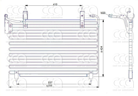 Condensors Nissens Condenser Jaguar XJ300
