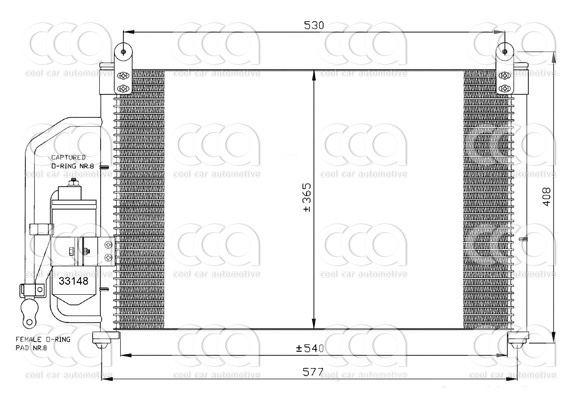 Condensors Nissens Condenser Daewoo Lanos 97-