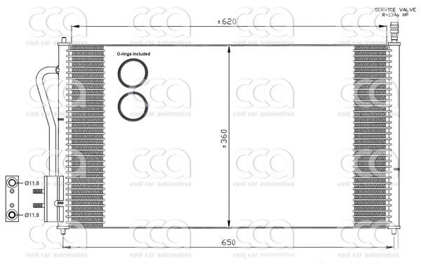 Condensors Nissens Condenser Ford Focus  98-