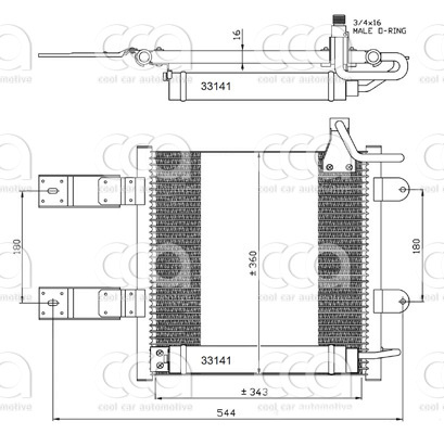 Condensors Nissens Condenser Seat Arosa D 99-