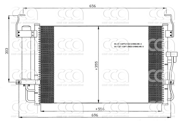 Condensors Nissens Condenser Hyundai Lantra