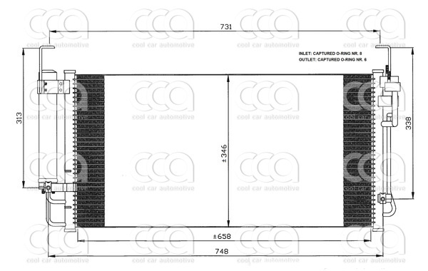 Condensors Nissens Condenser Hyundai Trajet
