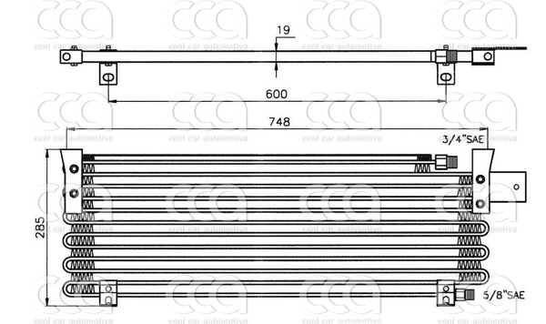 Condensors Nissens Condenser Chrysler Jeep 4,0 94