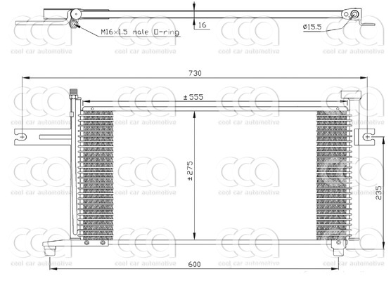 Condensors Nissens Condenser Nissan Micra 98-