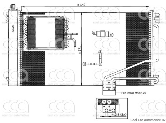 Condensors Nissens Condenser Mercedes W203 CDI 200-270 00-