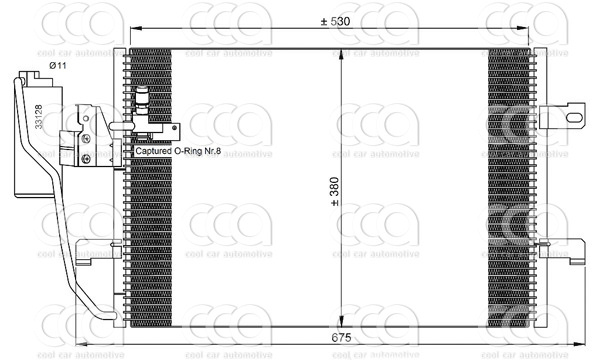Condensors Nissens Condenser Mercedes A 168 01-