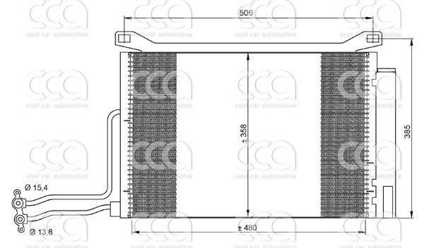 Condensors Nissens Condenser Mini diesel 03-
