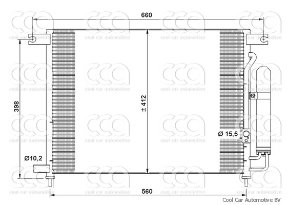 Condensors Nissens Condenser Chevrolet Aveo 05>