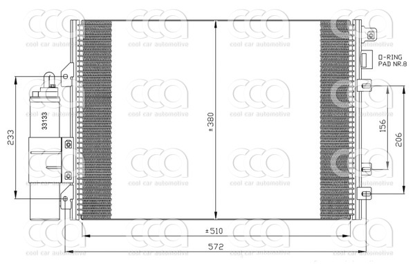 Condensors Nissens Condenser Renault Kangoo II 03-