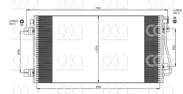 Condensors Nissens Condenser Renault Master 2.8 dCi 00-