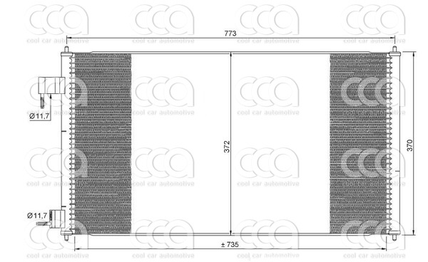 Condensors Nissens Condenser Ford Transit Connect 02-