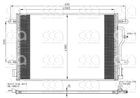Condensors Nissens Condenser Audi A4 2003-