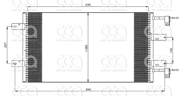 Condensors Nissens Condenser Renault Trafic 2.5 dCi 02-