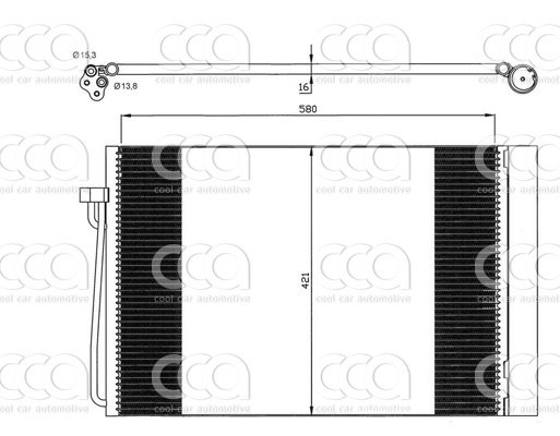 Condensors Nissens Condenser BMW E65 E66