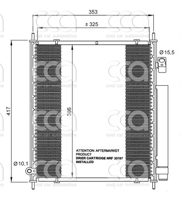 Condensors Nissens Condenser Honda Jazz 01-