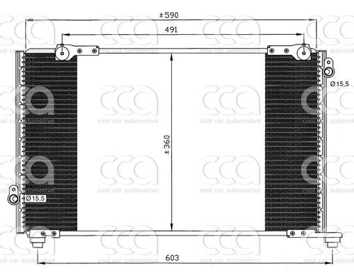 Condensors Nissens Condenser Honda Accord gasoline 98-03