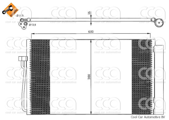 Condensors Nissens Condenser BMW E60-5serie-E65-7serie D 02