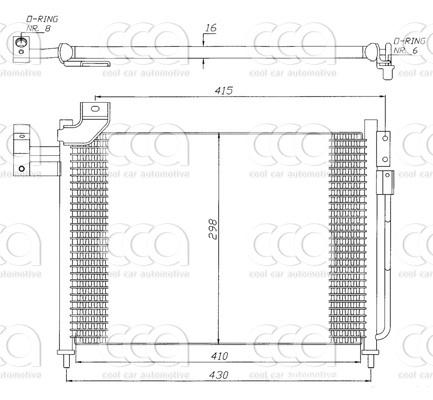 Condensors Nissens Condenser Mazda 323 98-