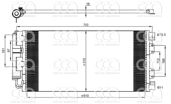 Condensors Nissens Condenser Land Rover Freelander 01-