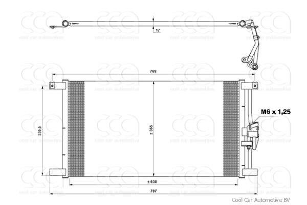 Condensors Nissens Condenser Jaguar XK8 96-00