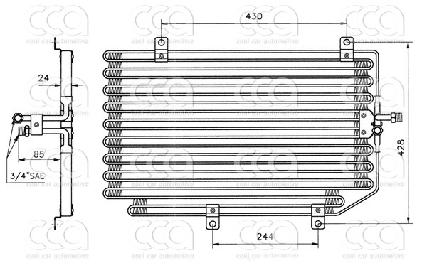Condensors Nissens Condenser Alfa Romeo GTV 98-